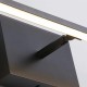 Подсветка для зеркала Searchlight 68241-61BK Amalfi LED Wall Light IP44, Matt Black Metal, 10 Вт, 715 лм, 2800К