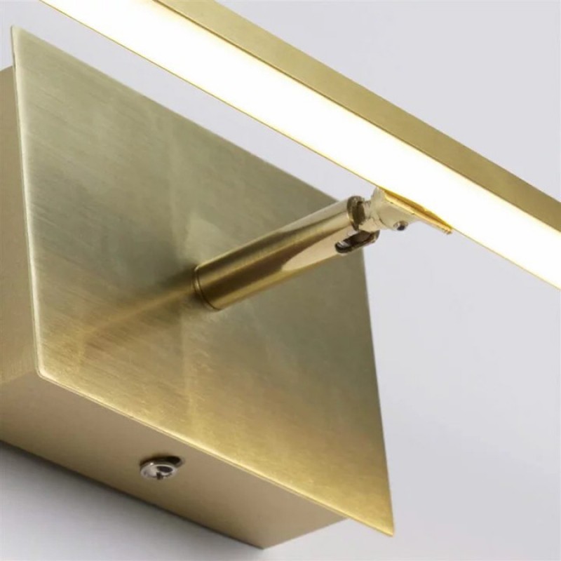 Подсветка для зеркала Searchlight 68241-61SB Amalfi LED Wall Light IP44, Satin Brass Metal, 10 Вт, 715 лм, 2700К