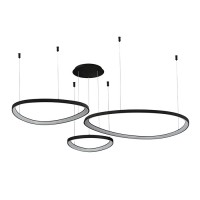 Люстра Azzardo AZ5775 AMANDA PENDANT 42+62+82 CCT SWITCH 3-STEP DIMM GO, 170 Вт, 13600 лм, 3000К/4000К/6000К