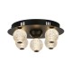 Люстра - Searchlight 20923BK Asteroid LED Flush, Black Metal with Clear Acrylic Balls, 21 Вт, 1424 лм, 3000К
