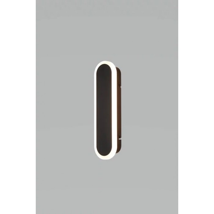 Настенный светильник Searchlight 88710-300 Bordo LED Outdoor Wall Light, Length 300mm, Black, 6 Вт, 477 лм, 2700К-3000К-4000К