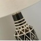 Настільна лампа Searchlight EU60059BK Bourne Table Lamp - Black & White Ceramic