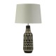Настільна лампа Searchlight EU60059BK Bourne Table Lamp - Black & White Ceramic