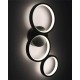 Бра, настінний світильник Goldlux 331038 Flamenco LED 1x23W 4000K 36000Lm IP20 чорний