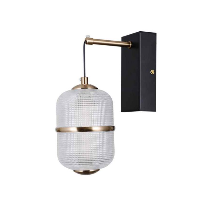 Бра, настінний світильник Italux WL-34375-1-BK Alani LED 1x6W 3000K 588Lm IP20 чорний