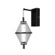 Бра, настінний світильник Italux WL-34395-1-BK Fuente LED 1x5W 3000K 422Lm IP20 чорний