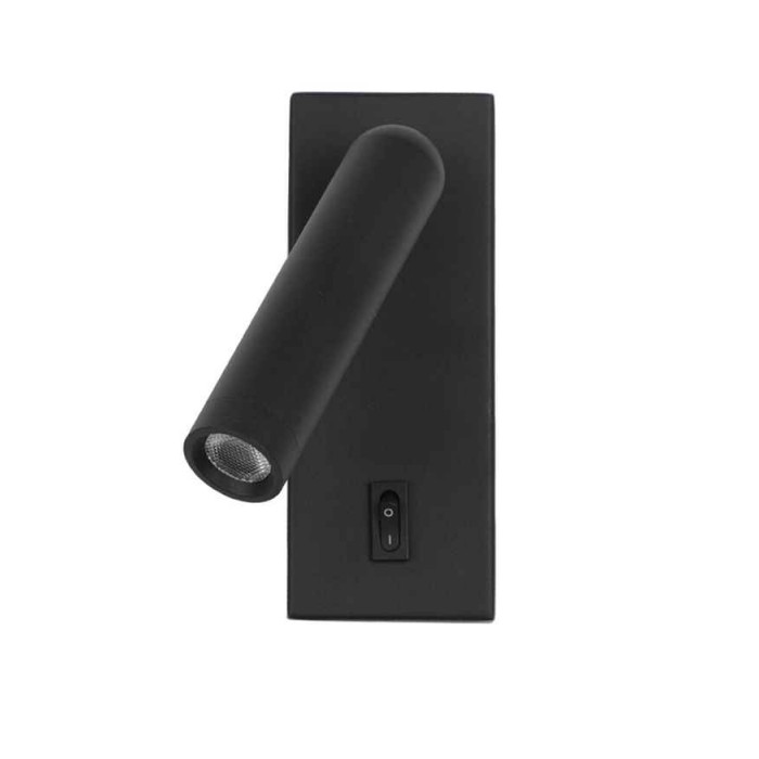 Бра, настенный светильник Italux WL-46376-1-BK Nova LED 1x2.5W 3000K 153Lm IP20 черный