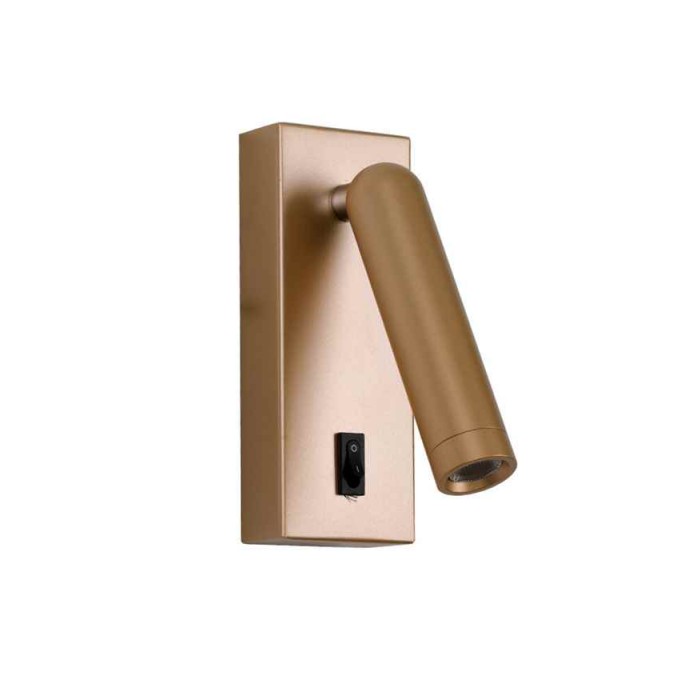 Бра, настенный светильник Italux WL-46376-1-GD Nova LED 1x2.5W 3000K 153Lm IP20 золотой