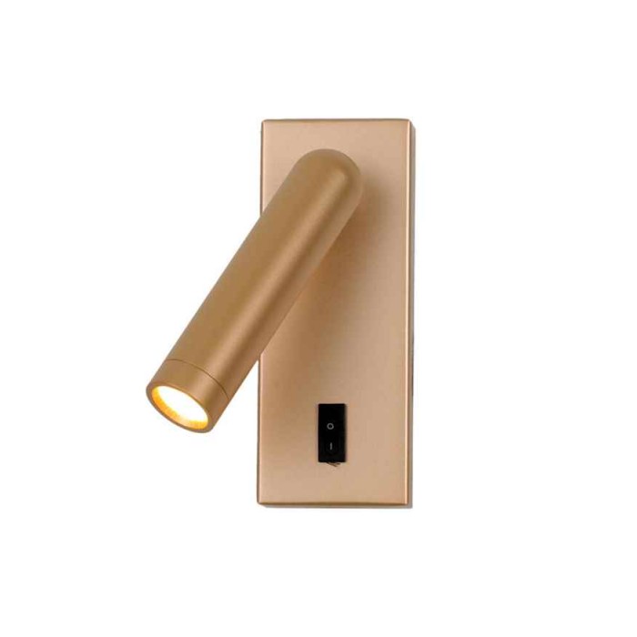 Бра, настенный светильник Italux WL-46376-1-GD Nova LED 1x2.5W 3000K 153Lm IP20 золотой