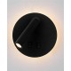 Бра, настінний світильник Italux WL-53742-1-BK Furla LED 1x8W 3000K 516Lm IP20 чорний