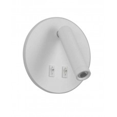 Бра, настінний світильник Italux WL-53742-1-WH Furla LED 1x8W 3000K 516Lm IP20 білий