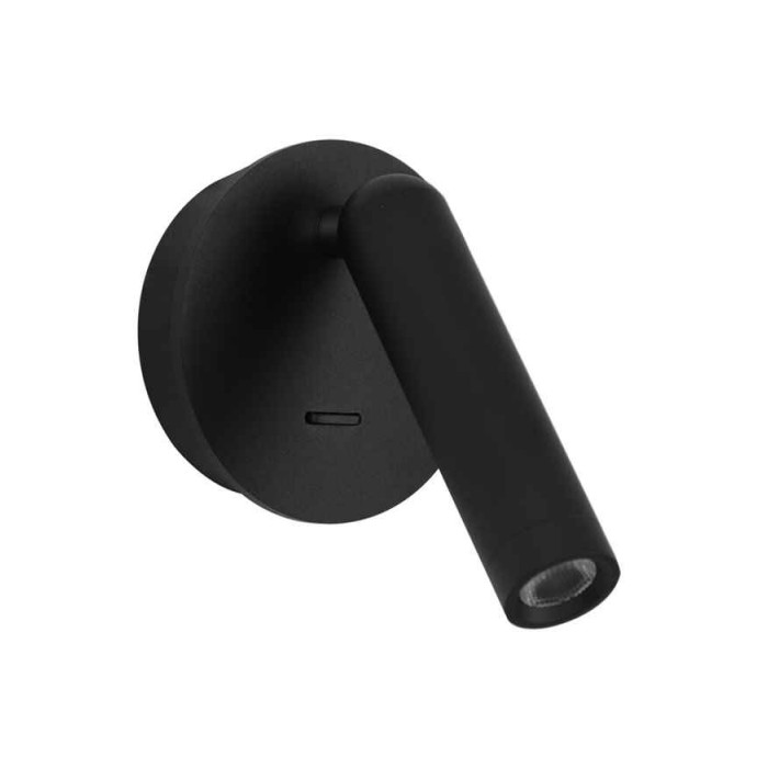 Бра, настенный светильник Italux WL-64834-1-BK Carda LED 1x2.5W 3000K 164Lm IP20 черный