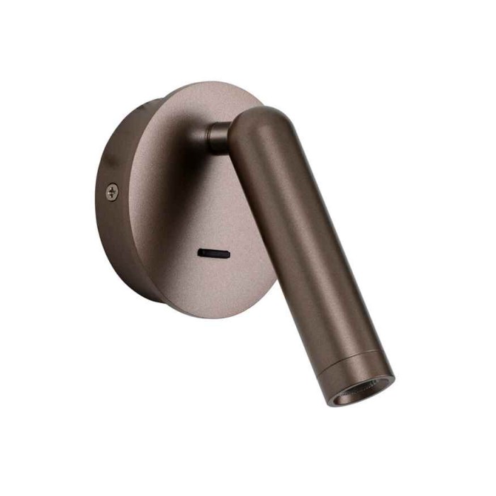 Бра, настенный светильник Italux WL-64834-1-CF Carda LED 1x2.5W 3000K 164Lm IP20 коричневый