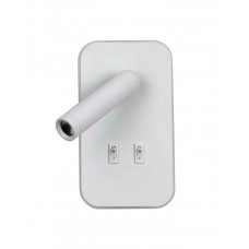 Бра, настінний світильник Italux WL-83957-1-WH Doria LED 1x8W 3000K 559Lm IP20 білий