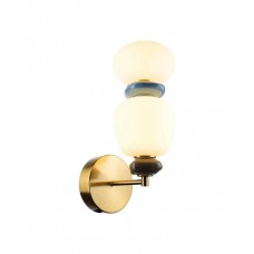 Бра, настінний світильник Italux WL-94981-1B-GD Evans LED 1x12W 3000K 1450Lm IP20 золотий