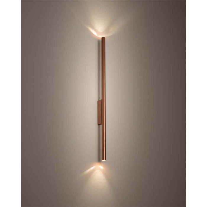 Бра, настенный светильник Nowodvorski 11815 Laser Wall L 2x10W IP20 медный