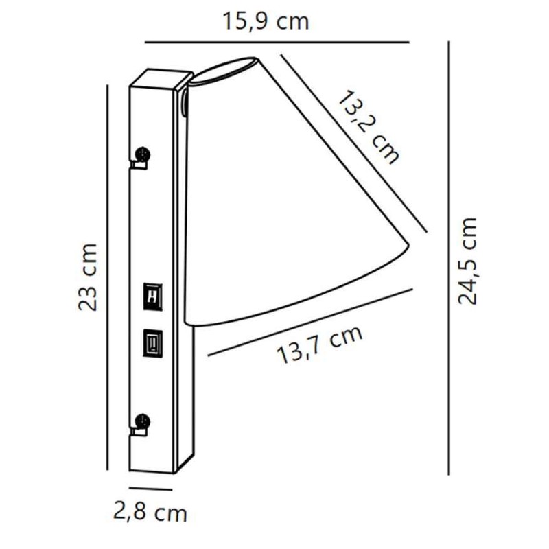 Бра, настенный светильник Nordlux 2512281001 Wilmer E14 1x40W IP20 белый