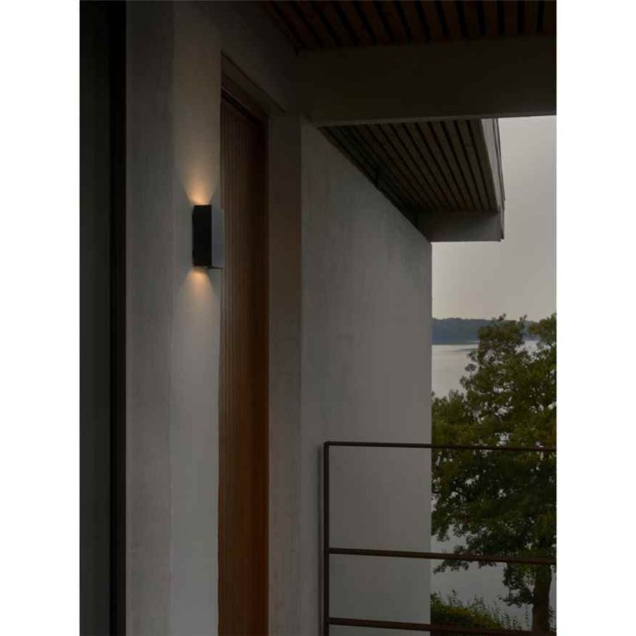 Бра, настенный светильник Nordlux 2518031203 Fold LED 1x8W 3000K 400Lm IP54 черный