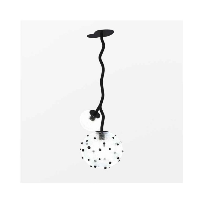 Люстра Pikart 36241-2 DewLight L 2x60W E27 IP20 чорна