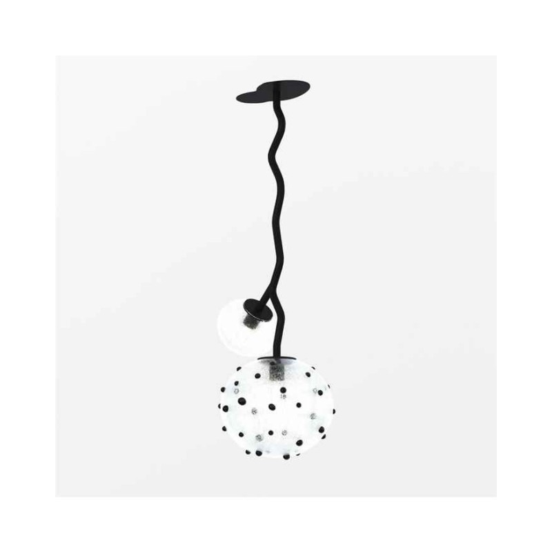 Люстра Pikart 36241-2 DewLight L 2x60W E27 IP20 чорна