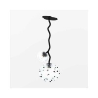 Люстра Pikart 36241-2 DewLight L 2x60W E27 IP20 чорна