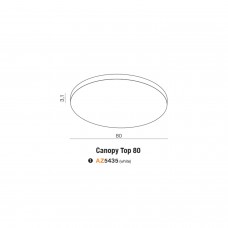 Стельова чаша Azzardo AZ5435 CANOPY TOP 80cm WH
