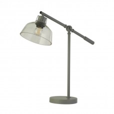 Настільна лампа Searchlight EU60997GY Canterbury Table Lamp - Clear Glass & Grey Task