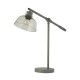 Настільна лампа Searchlight EU60997GY Canterbury Table Lamp - Clear Glass & Grey Task