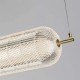 Підвісний світильник Searchlight 28800SB Capsule LED Convertible Pendant, Satin Brass Metal and Acryl, 42.5 Вт, 5068 лм, 3000К