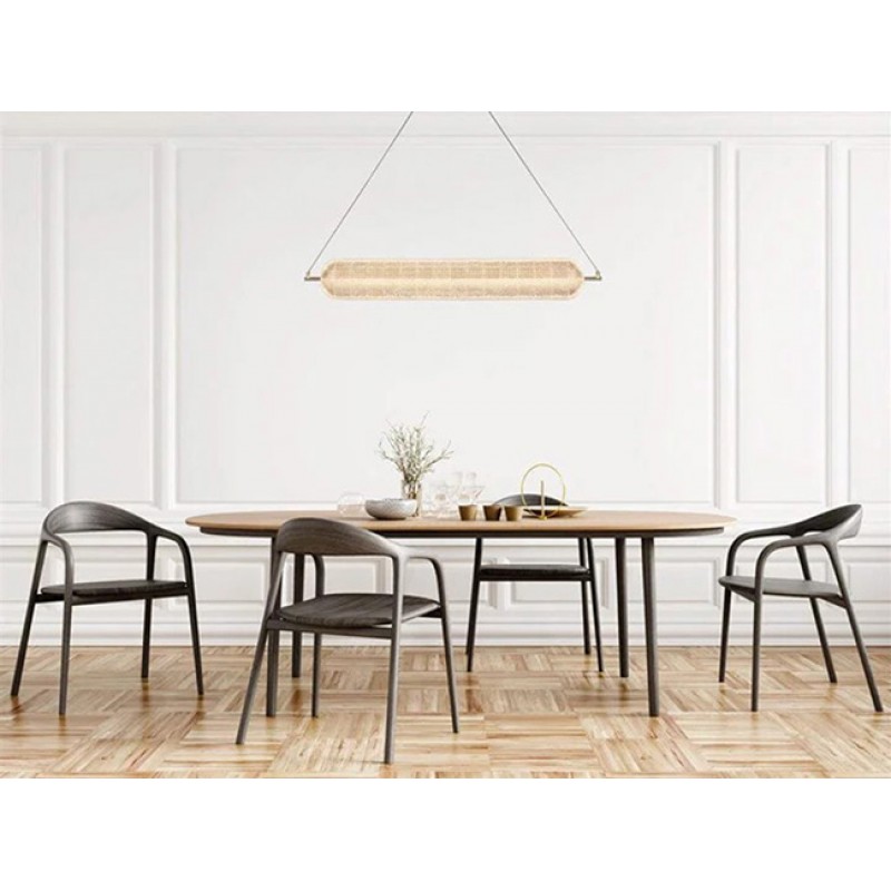 Підвісний світильник Searchlight 28800SB Capsule LED Convertible Pendant, Satin Brass Metal and Acryl, 42.5 Вт, 5068 лм, 3000К