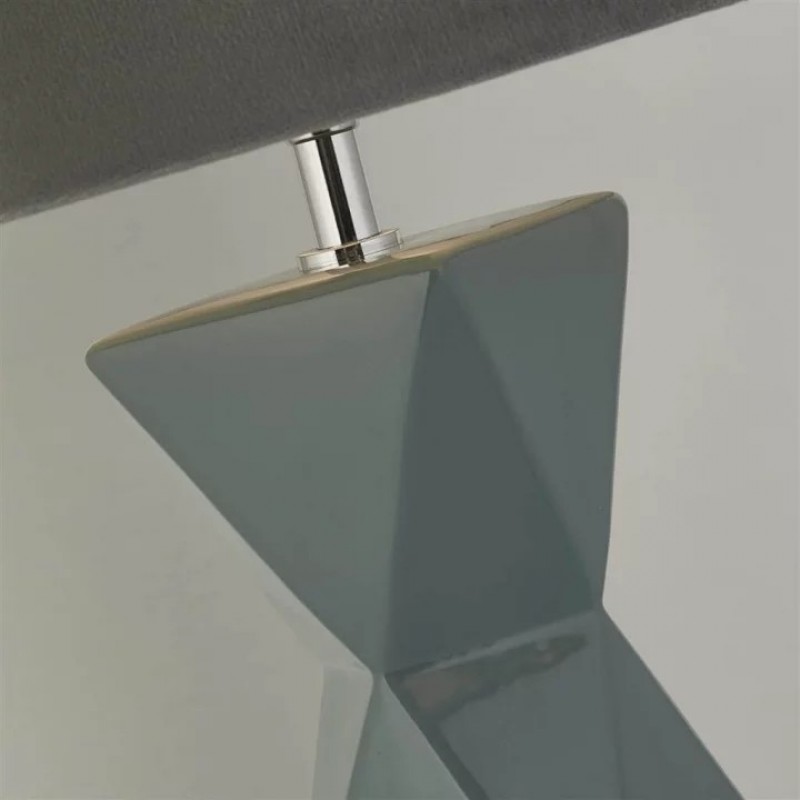 Настільна лампа Searchlight EU60064BL Chatham Table Lamp - Blue Ceramic