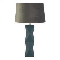 Настільна лампа Searchlight EU60064BL Chatham Table Lamp - Blue Ceramic