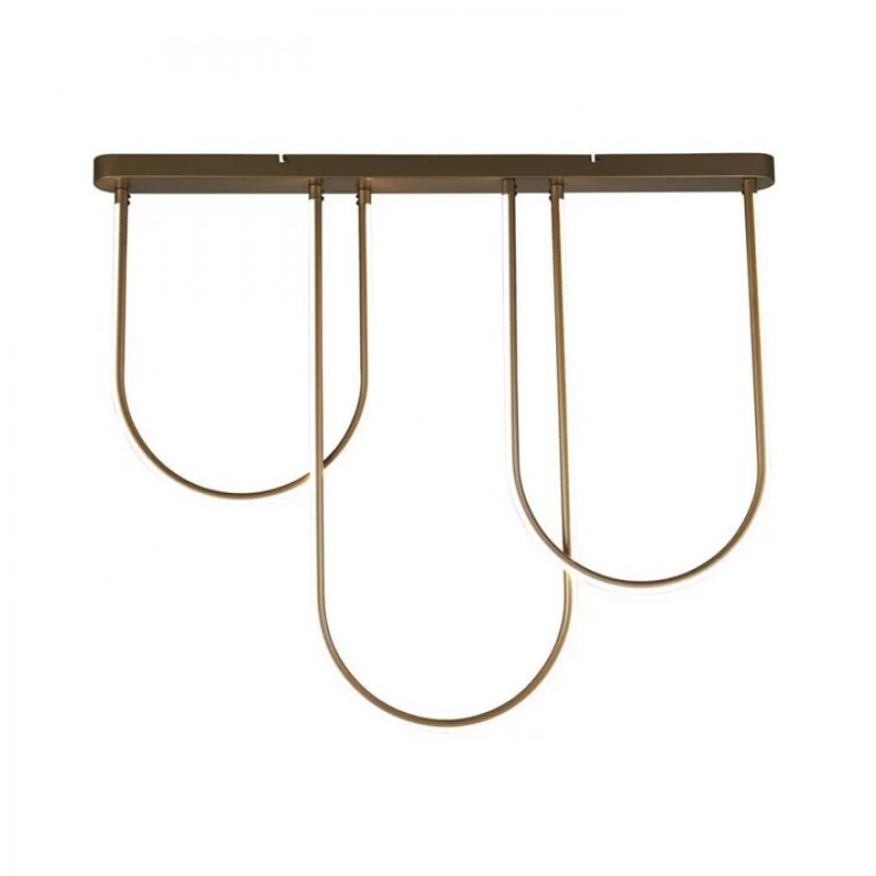 Підвісний світильник Searchlight 23325BZ Chime LED Flush, Bronze Metal, 35 Вт, 2312 лм, 3000К