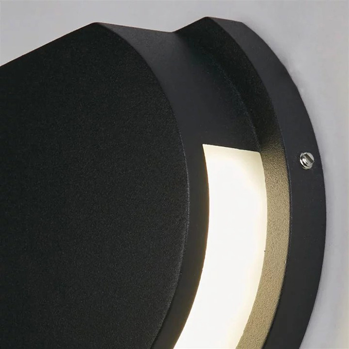 Настінний світильник Searchlight 36110BK Chiswick LED Outdoor Wall Light, Black, 6 Вт, 246 лм, 3000К