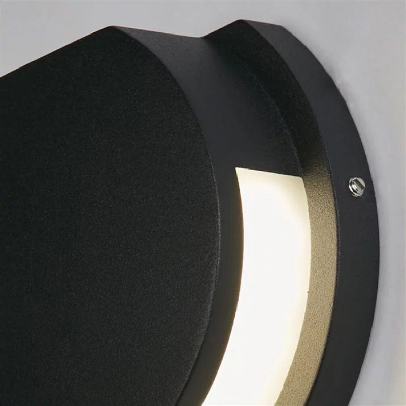 Настінний світильник Searchlight 36110BK Chiswick LED Outdoor Wall Light, Black, 6 Вт, 246 лм, 3000К