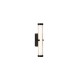 Подсветка для зеркала Searchlight 63124-1BK Clamp Wall Light - Black Metal, Ribbed Clear & Opal Diffuser, 7 Вт, 506 лм, 3000К