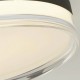 Люстра - Searchlight 42651-30BK Cyprus LED Flush, Black Metal и Clear Acrylic, 21 Вт, 858 лм, 3000К