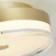Люстра - Searchlight 42651-30GO Cyprus LED Flush, Gold Metal and Clear Acrylic, 21 Вт, 1254 лм, 3000К