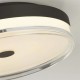 Люстра - Searchlight 42651-40BK Cyprus LED Flush, Black Metal и Clear Acrylic, 29 Вт, 1234 лм, 3000К