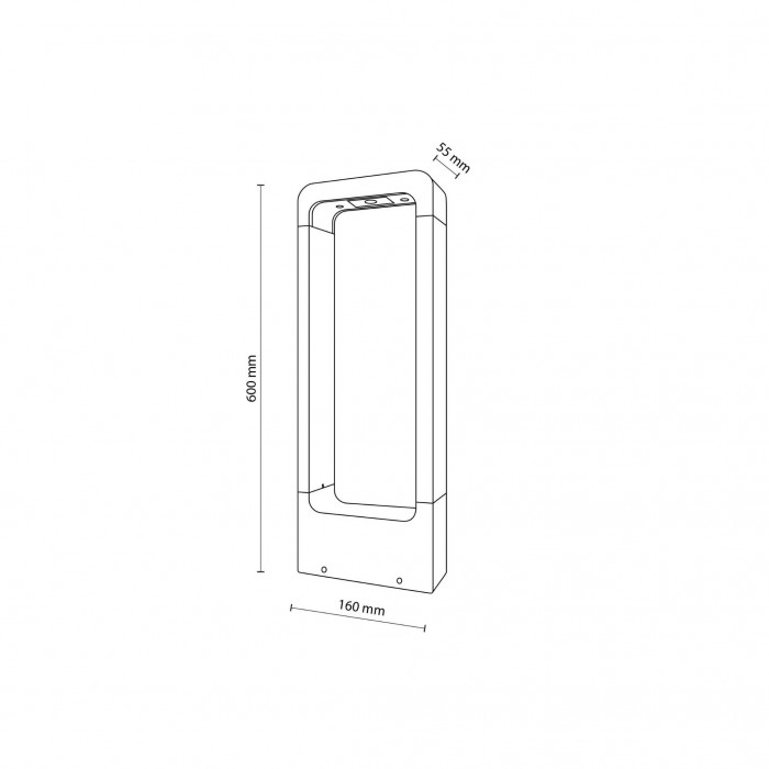 Парковый светильник TK Lighting 19000, 10 Вт, 480 лм, 3000К