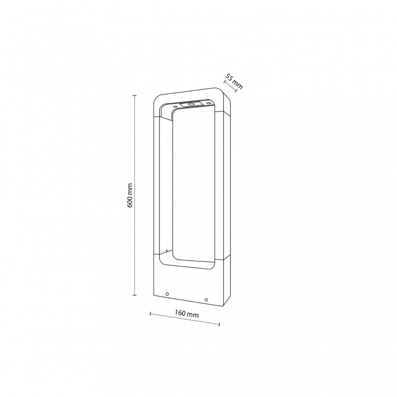Парковый светильник TK Lighting 19000, 10 Вт, 480 лм, 3000К