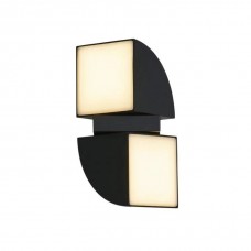 Бра Searchlight 36150BK Dakota LED Outdoor Wall Light, Black, 8 Вт, 549 лм, 3000К