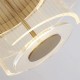 Люстра - Searchlight 25051-400GO Deco LED Flush, Gold Metal and Clear Acrylic, 32 Вт, 1046 лм, 2700К