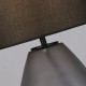 Настільна лампа Searchlight EU65420BK Devon 1Lt Table Lamp, Black Punched Glass with Black Linen
