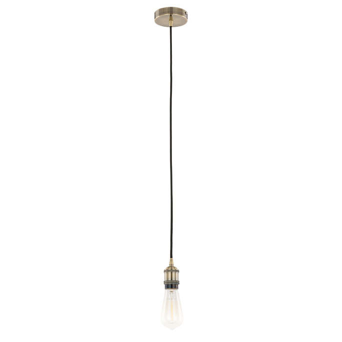 Підвісний світильник Italux DS-M-034 ANTIQUE BRASS Classo