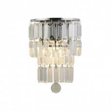Бра - Searchlight 61321-2CC Empire 2LT Wall Light, Chrome with Clear Crystal