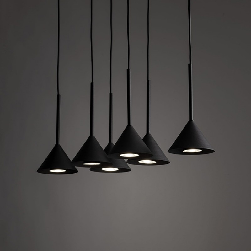Подвесной светильник TK Lighting 10306 Cono Black Mini 6