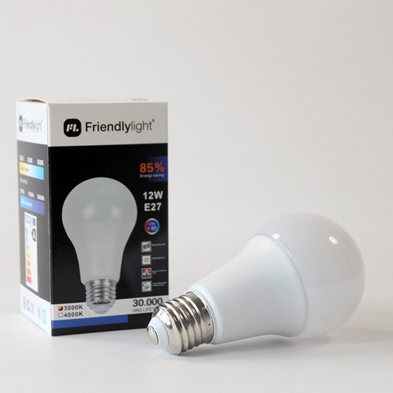 Лампочка Friendlylight A65 E27 12W 4000K FL0501