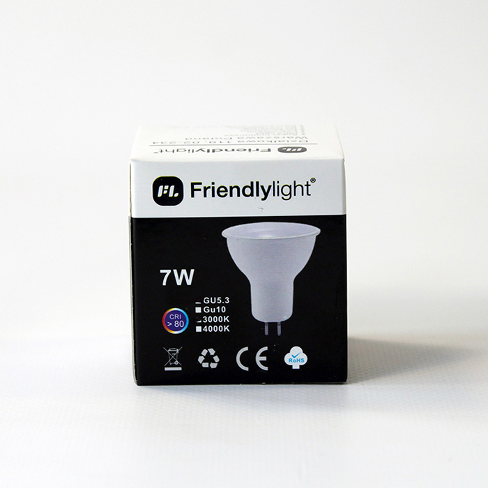 Лампочка Friendlylight MR16 GU5.3 7W 110° 3000K FL0504