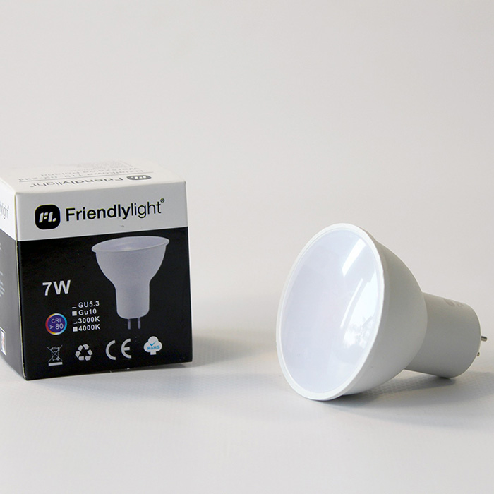 Лампочка Friendlylight MR16 GU5.3 7W 110° 3000K FL0504